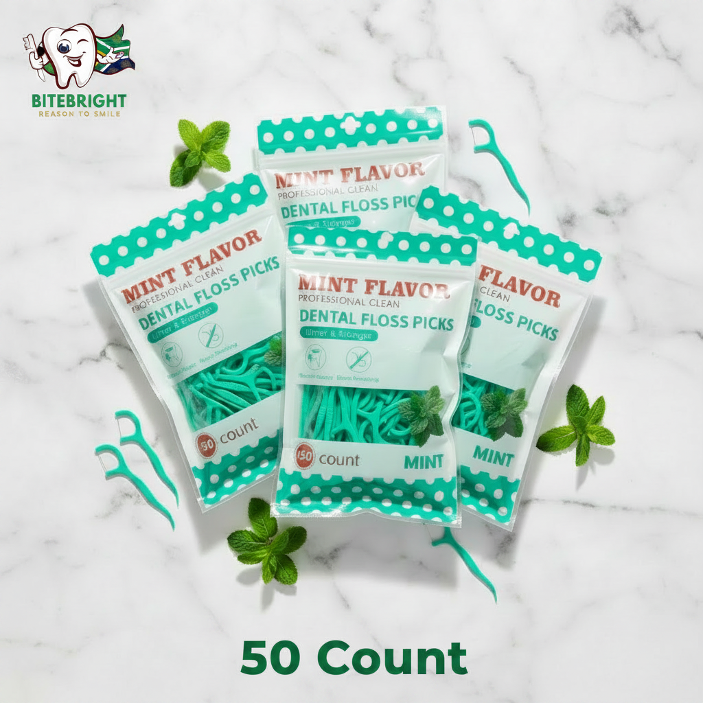 Dental Floss Picks - 50 Count Below Product